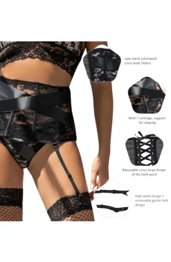 Yesx Suspender Belt Set