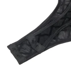 Yesx YX846 Black Bodysuit