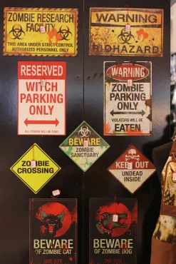 Nemesis Now Zombie Parking Metal Sign